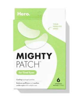 Mighty Patch™ for Tired Eyes Patches – Soothing Hydrogel Patches – Awakens and Visibly De-puffs Undereyes with Multiple Applica