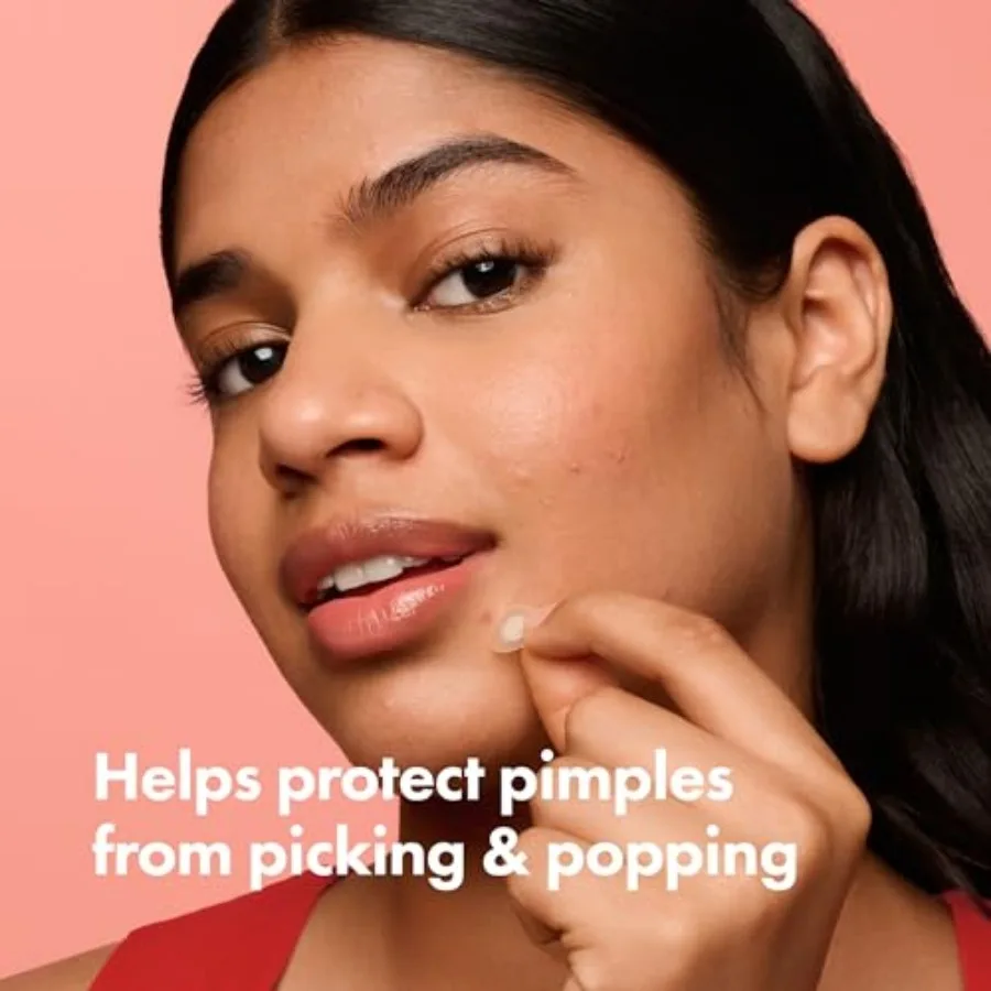 Mighty Patch Original patch from Hero Cosmetics The # Hydrocolloid Acne Pimple Patch for Shrinking Zits and Whiteheads in use; - Image 3