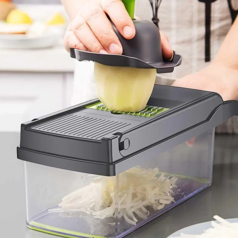 Ultimate Safe Hand Guard Vegetable Cutter (33x12cm) – Valentine's Cooking Gift - Image 4