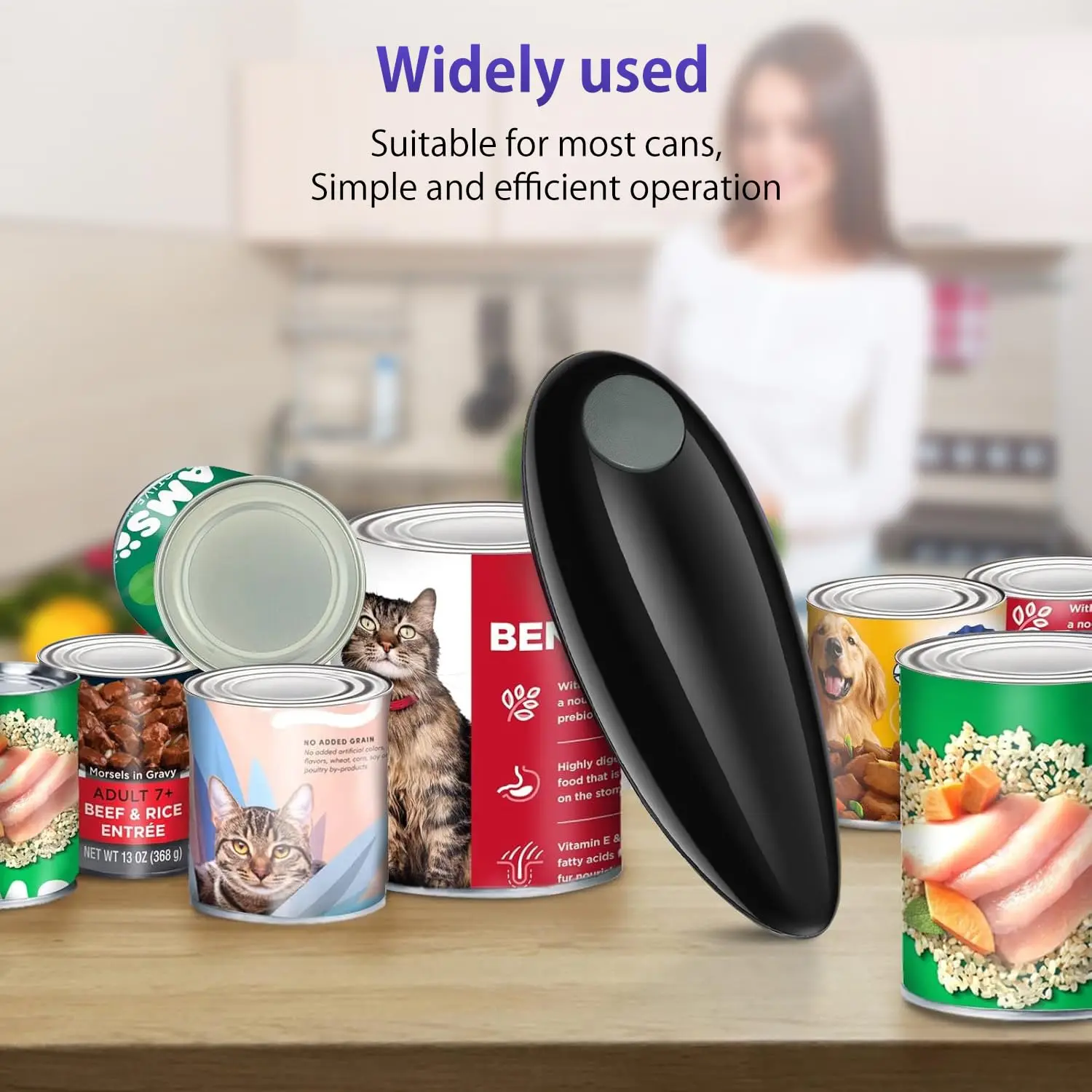 Electric Can Opener, Compact Cordless, Battery Powered (Requires 2 AA, Not Included) Disabled Hands, for Kitchen, Camping - AliExpress 15 - Image 6
